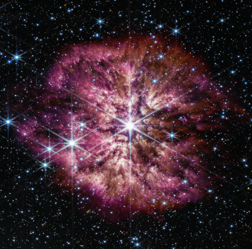 NASA's James Webb Space Telescope Snaps 'Beautiful Cosmic Death' of Rare Star