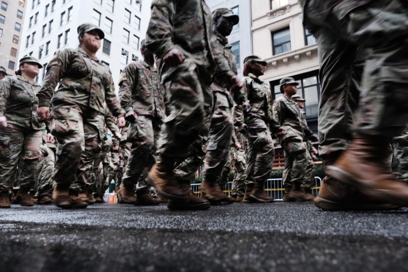 Annual New York City Veterans Day Parade Marches Along Fifth Avenue