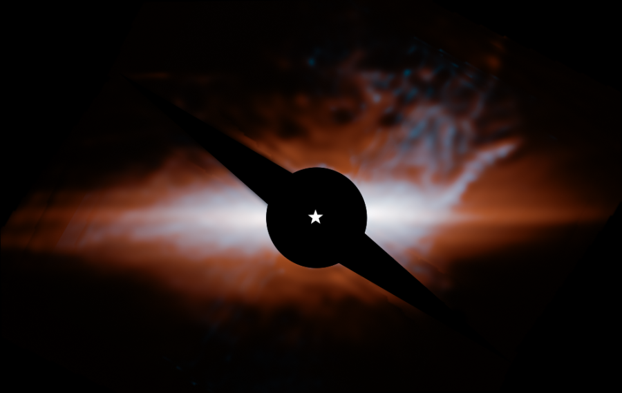 NASA's James Webb Space Telescope Catches Dusty 'Cat's Tail' in a Young Planetary System