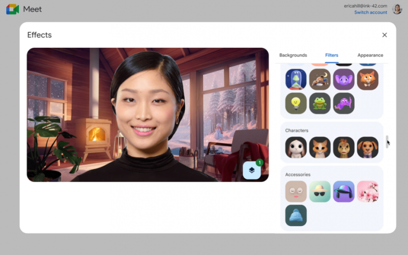 Google Meet Adds New Exciting Customization: Blend Backgrounds, Filters, More Video Effects
