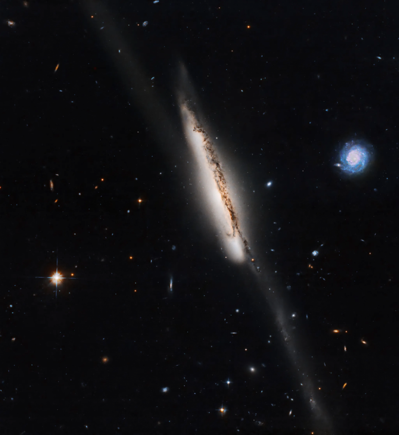 Hubble Captures a Faint Bridge of Stars