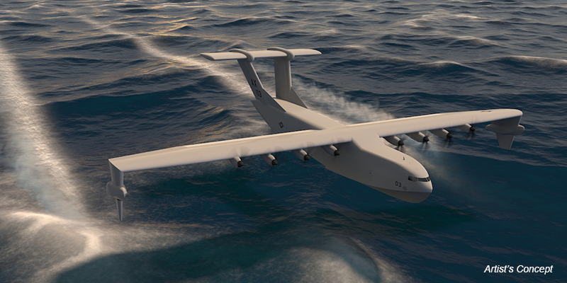 Boeing Company's Revolutionary Seaplane for DARPA Progresses Through Preliminary Testing