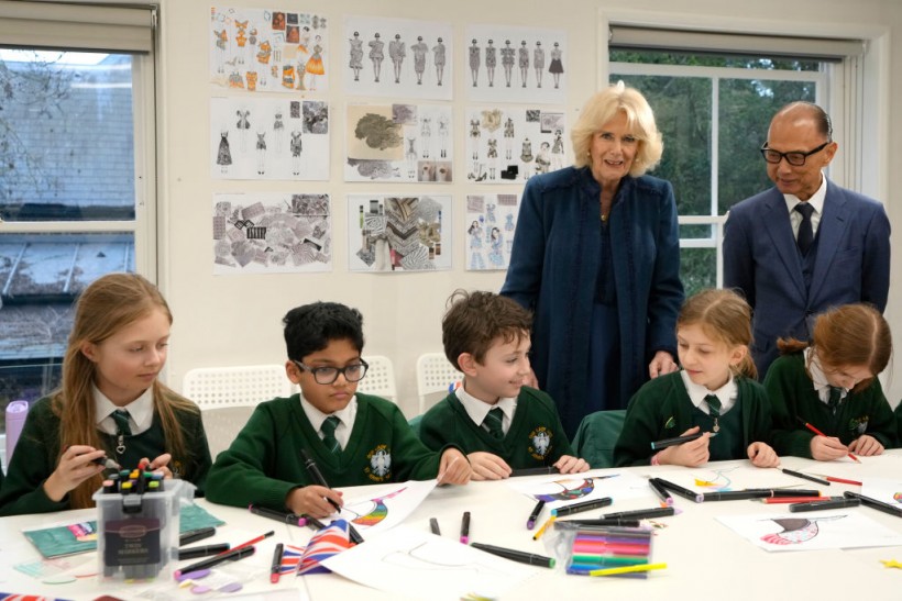 The Queen Consort Visits Boston Manor And JCA London Fashion Academy