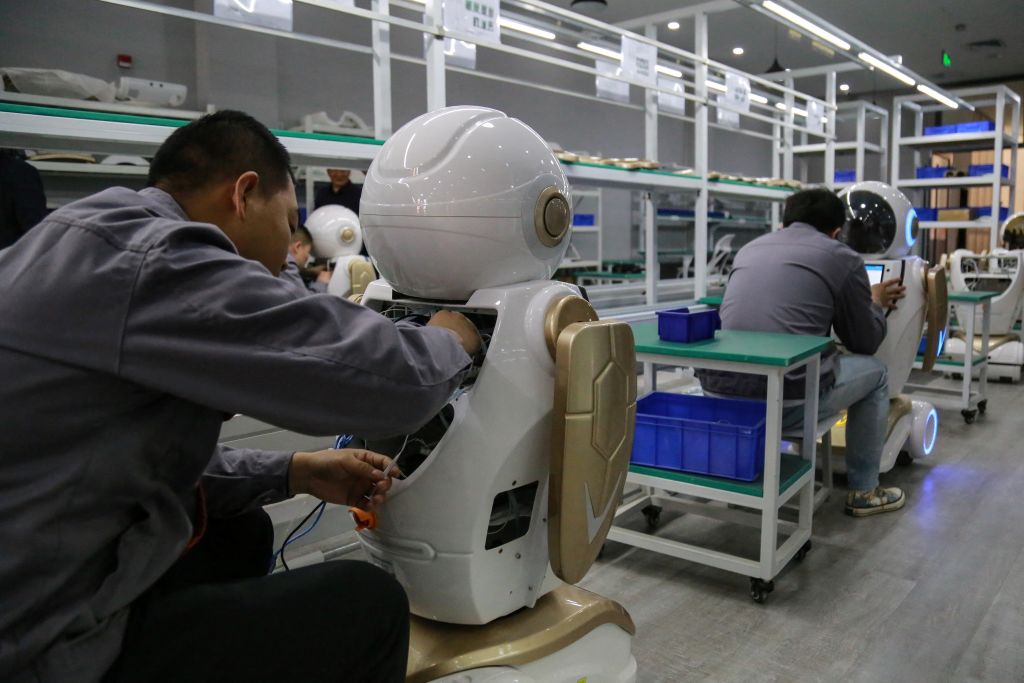 CHINA-ECONOMY-TECHNOLOGY-ROBOTS