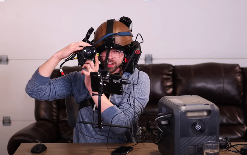 YouTuber Creates Cheaper Alternative of Apple Vision Pro Using Materials From Secondhand Store