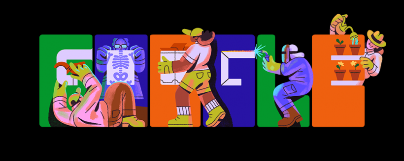 Google Doodle Labor Day 2024