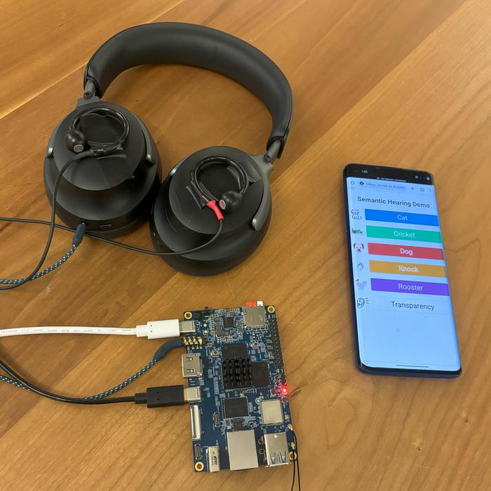 Researchers augmented noise-canceling headphones with a smartphone-based neural network (IMAGE)