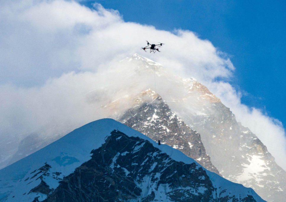 DJI Achieves World’s First Drone Delivery on Mount Everest