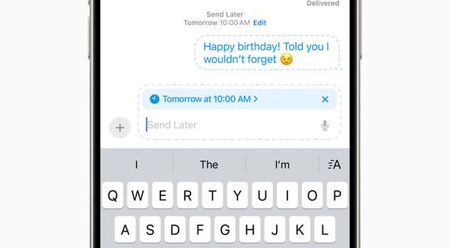 iOS 18's iMessage Send Later