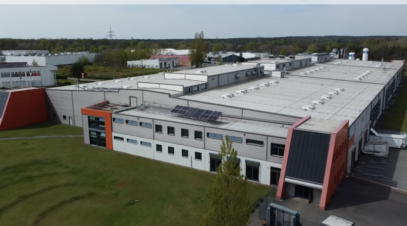 Screenshot from Oxford PV's solar cell factory in Brandenburg an der Havel, Germany