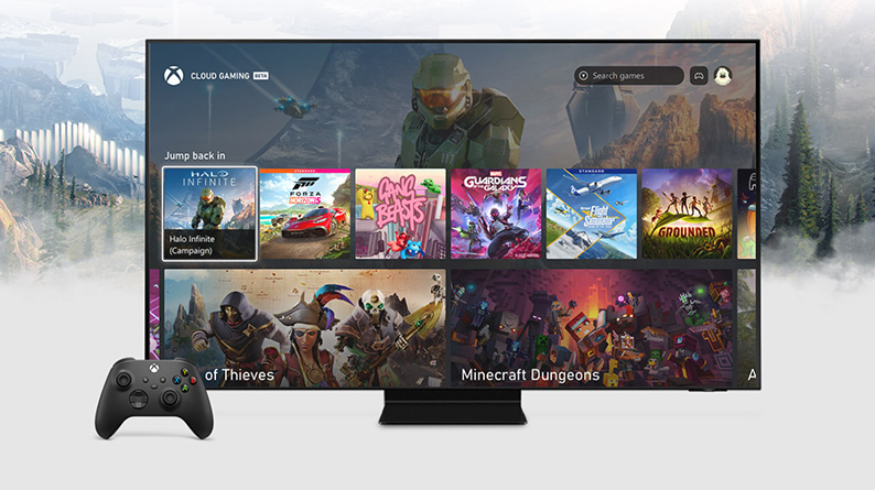 Xbox Cloud Gaming on TV