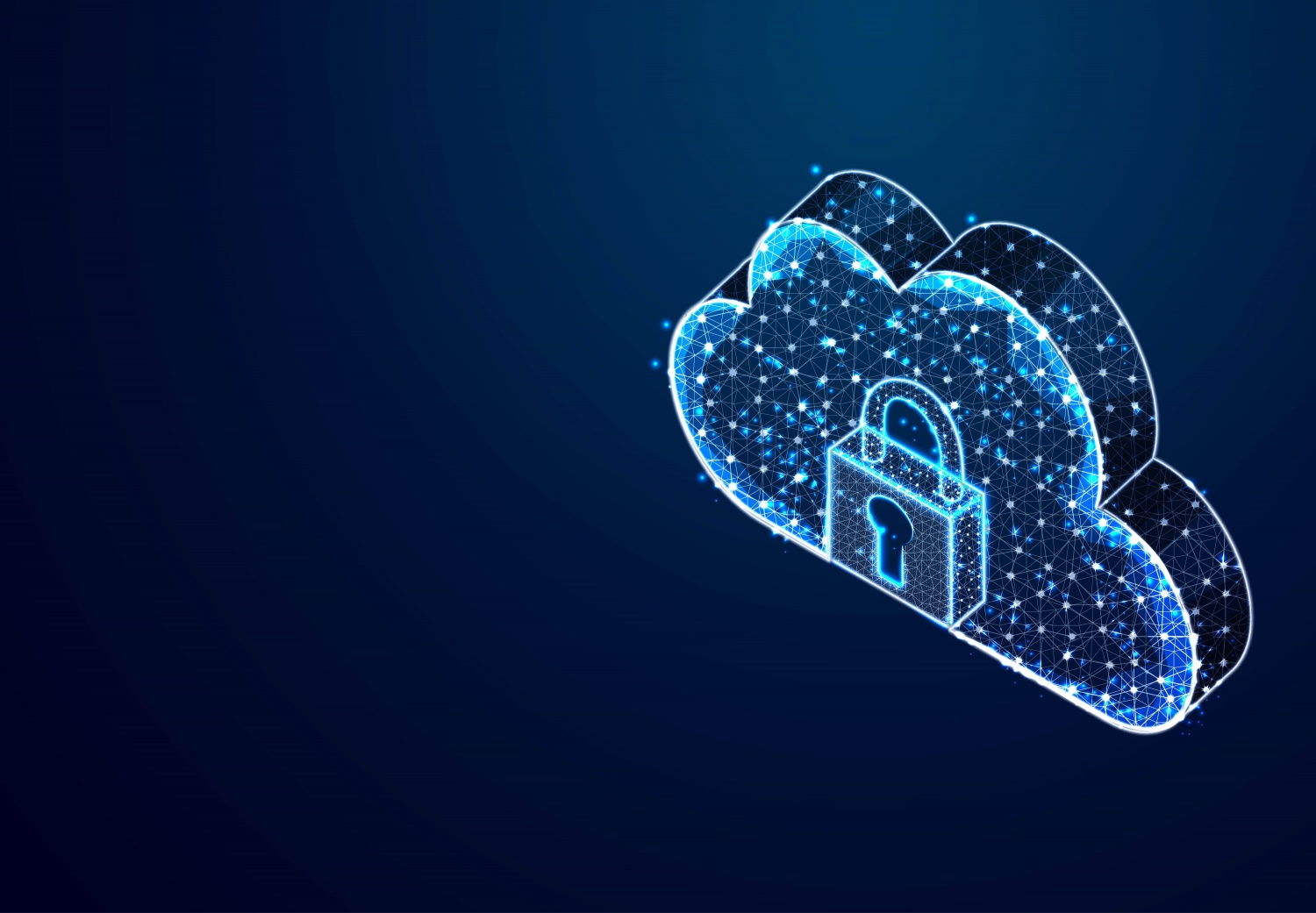 Padlock and Cloud Storage