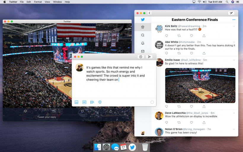 Twitter for Mac Interface