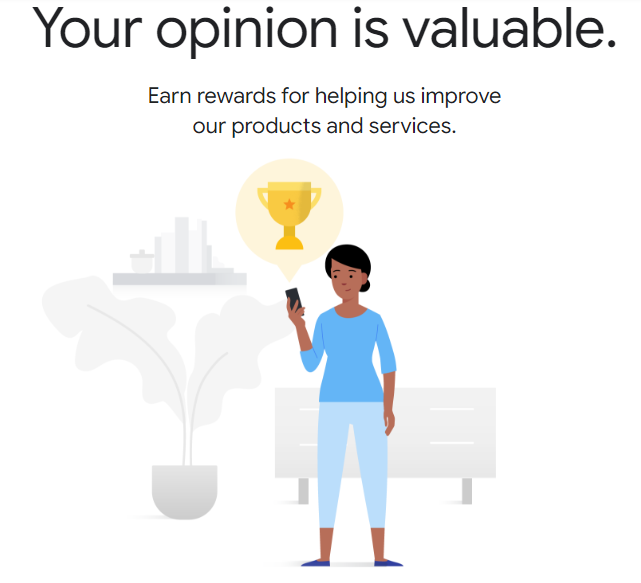 Google Opinion Rewards Might Embrace 'Dark Theme' After Reaching 100 Million Downloads on Play Store