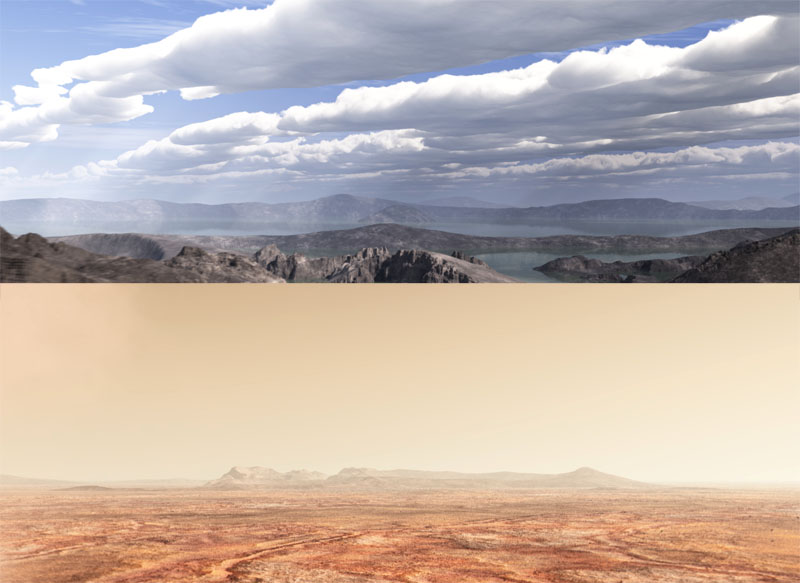 Mars - past and present