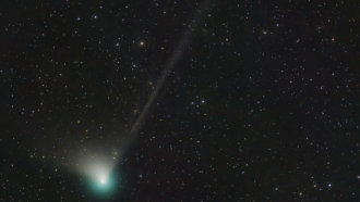 罕见的彗星出现在冰河时代将是可见的这2023 !在这里你可以看到它