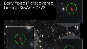 美国宇航局的韦伯望远镜揭示了星系远近之间的联系