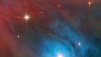 Hubble Views a Stellar Duo in Orion Nebula