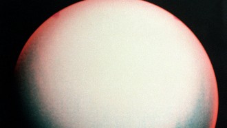 天王星由图像的假彩色图像