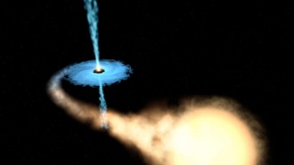 哈勃追踪到的快速移动的恒星大小的黑洞