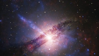 星系和黑洞照耀在图像从美国宇航局的钱德拉IXPE