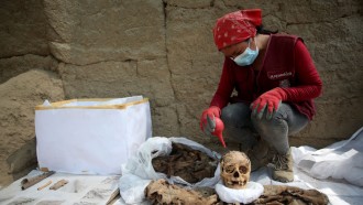 3000岁高龄的木乃伊在利马垃圾垃圾场发现;它说古代秘鲁什么?