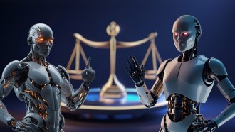 Ai Generated Cyborg Robot Law